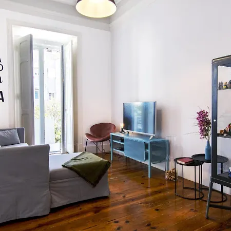 Alcantara Lovely Green Terrace 2 Bdr Apt With Ac * Lisboa